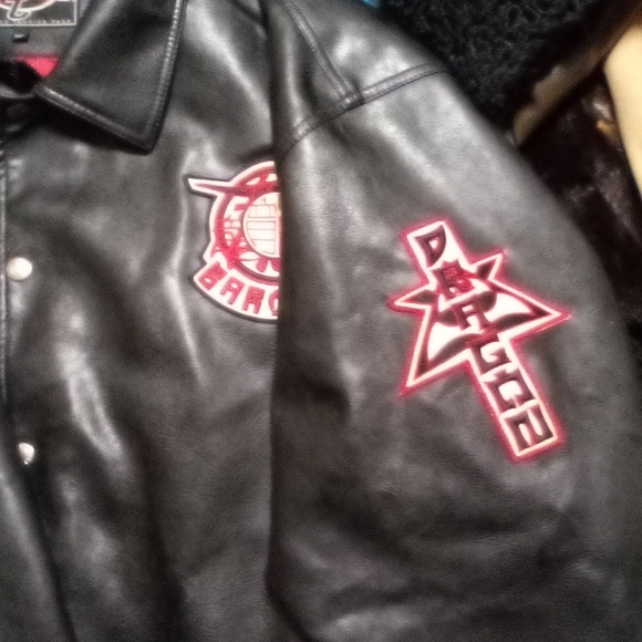 Barcode leather jacket - Picture 3 of 4